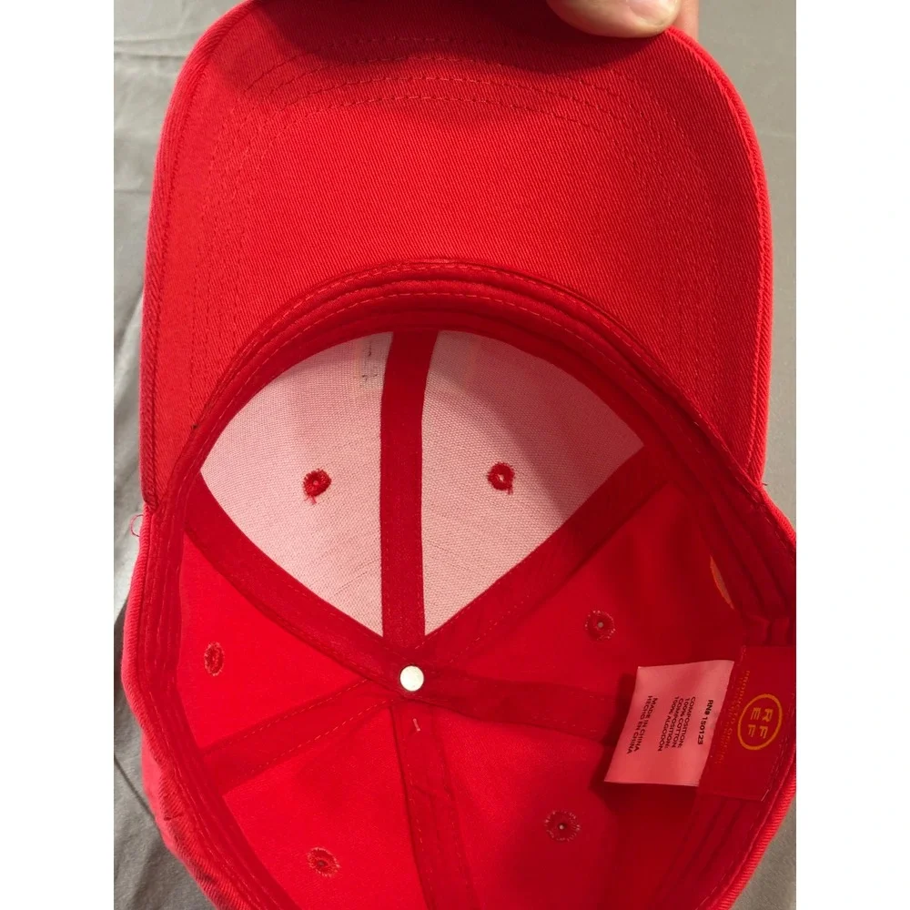 Spain National Team RFEF Official Licensed Red Soccer Baseball Cap Hat New